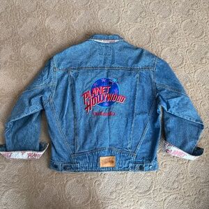 Planet Hollywood vintage denim jacket